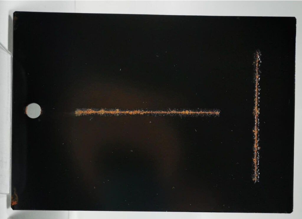 Scribe Testing Filiform Scribe Corrosion Creep | Aerofin Labs UK | Aerofin ...